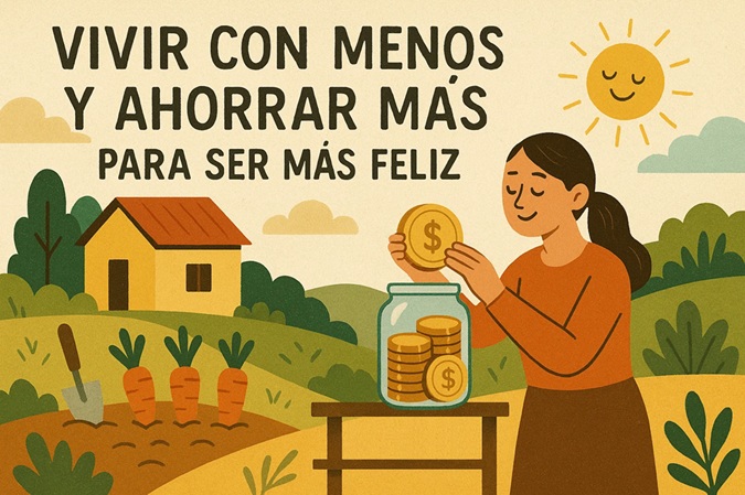 Vivir con menos y ahorrar más para ser más feliz