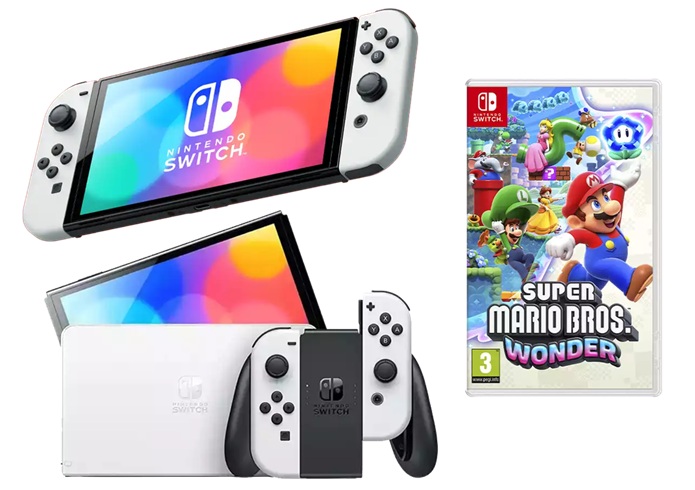 Pack de Consola Nintendo Switch, junto con el mítico Mario Bros